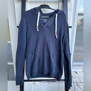 H&M LOGG navy sweatshirt with hood